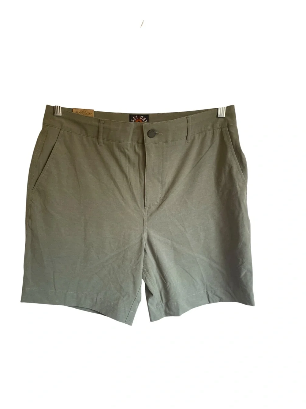 Faherty All Day Short Flat-Front Stretch in Olive Green 7” Inseam NWT